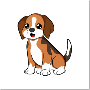 Cartoon Beagle Posters and Art